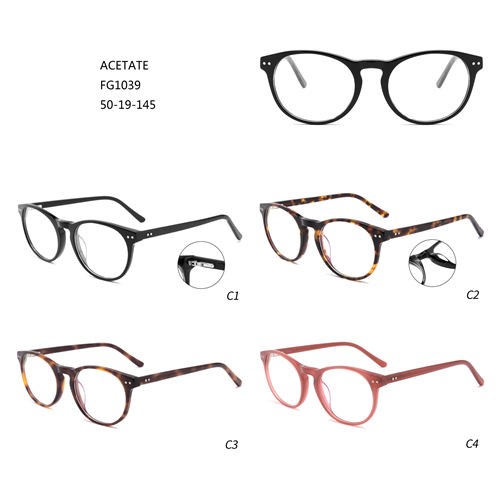 Asetat Pabrikan China Menjual Produk Baru De Lunettes Eyeglasses W3551039