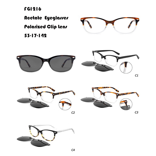 Acetate Clips On Sunglasses Factory W3551216