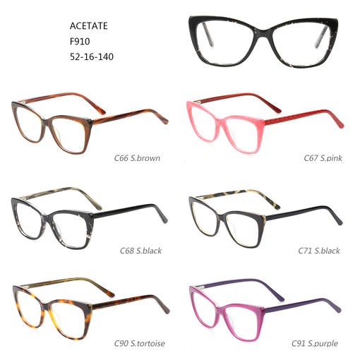 Kacamata Bingkai Optik Warna-warni Asetat W310910