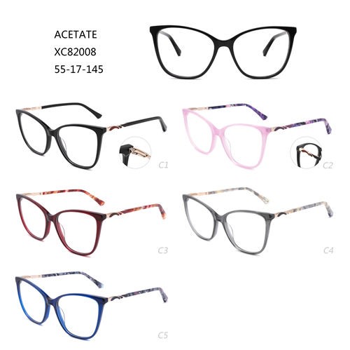 Acetate Eyewear Frames Women Factory Price Magalasi Mafelemu Oyambirira W34882008
