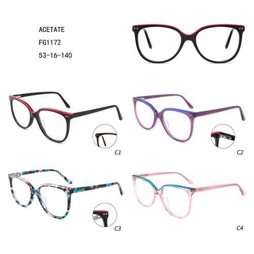 Acetate Fashion Colorful Gafas Women Oversize W3551172