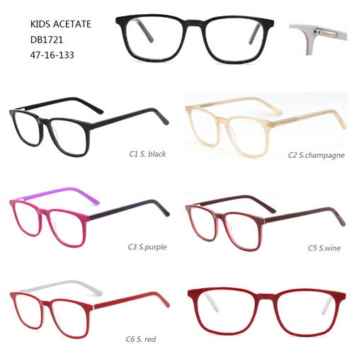 Acetate Kids Eyewear ກອບ optical ພິເສດທີ່ມີສີສັນ W3101721