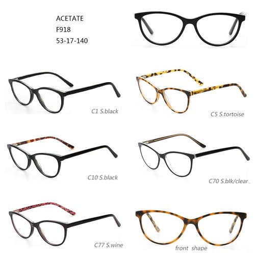 Acetate Optical Frames Färgglada glasögon W310918
