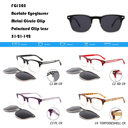 تاجر النظارات الشمسية أسيتات بالجملة W3551305