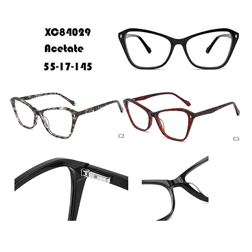 Monture de lunettes en acétate Cat Eye All-match W34884029
