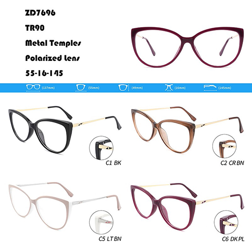 All-match Metal Temples Glasses W3557696
