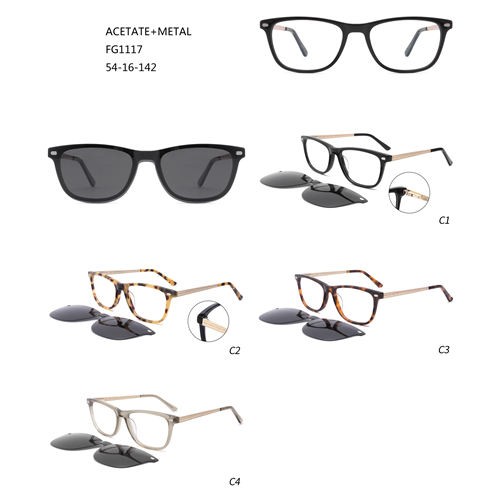 Amazon Hot Sale Metal Clip On Sunglasses W3551117