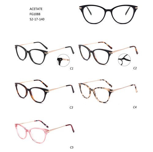 Amazon New Design Montures De Lunettes Acetate καλή τιμή γυαλιά οράσεως W3551088