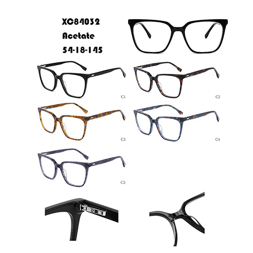 Fábrica de marcos de gafas de acetato de marco grande W34884032