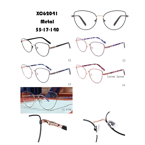 Cat Eye Metal Glasses Frame W34862041