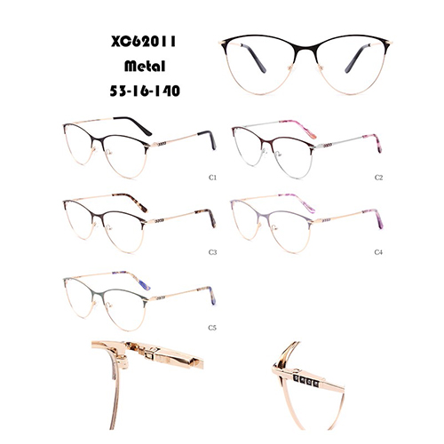 Kornizë në modë e syzeve metalike të Kinës W34862011
