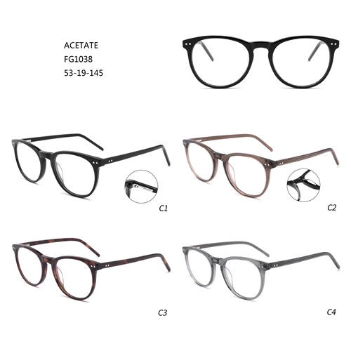 Produsen Cina Menjual Produk Baru De Lunettes Acetate Eyeglasses W3551038