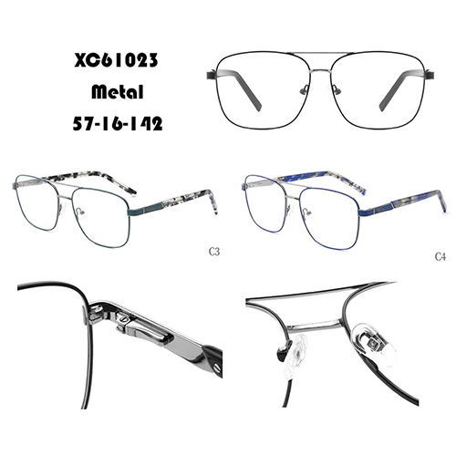 კლასიკური ლითონის სათვალეების ჩარჩო W34861023
