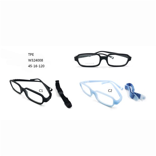 إطارات النظارات الملونة الطفل TPE النظارات W324008