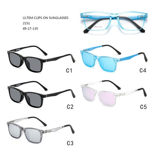 Colorful Fashion Ultem Good Price Clip On Sunglasses W3452151