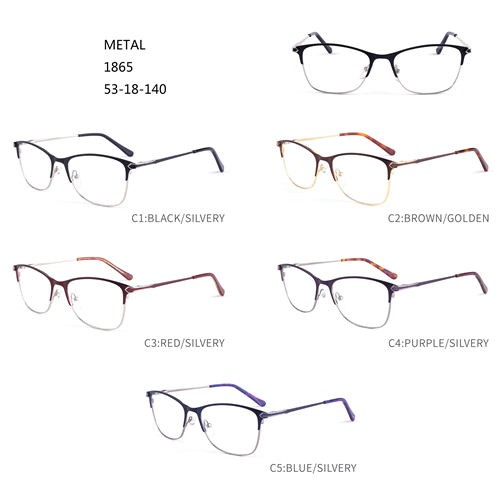 Montature per occhiali in metallo colorato Vendita calda Occhiali Amazon W3541865