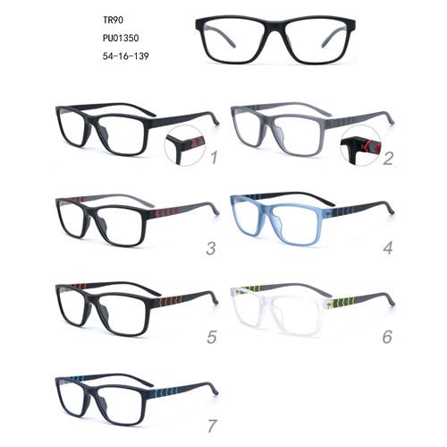 Πολύχρωμα τετράγωνα αθλητικά γυαλιά νέας σχεδίασης TR90 W34501350