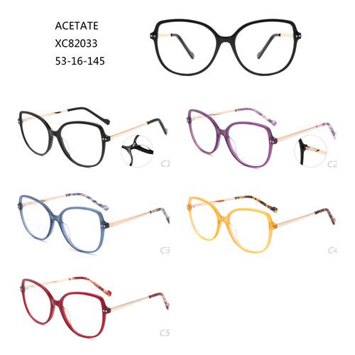กรอบแว่นตาผู้หญิงไล่โทนสีแบบกำหนดเองแว่นตาราคาถูก W34882033