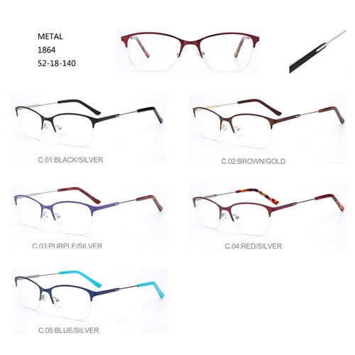 Spesialtilpasset engros Fargerike Temple Eyewear-innfatninger Briller Optisk innfatning W3541864