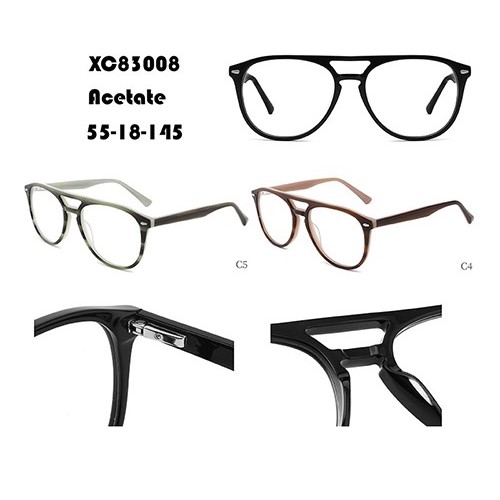 Double Beam Acetate Glasses Frame W34883008