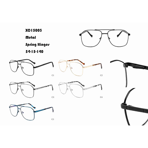 Veľkoobchodný predaj kovových okuliarov s dvojitým mostíkom W34815003