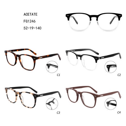 Frice Acetate Factory Luxury Gafas Oversize Colorful W3551246