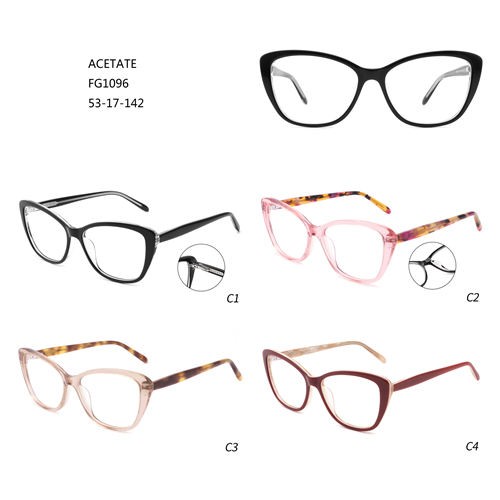 Modes Acetate Montures De Lunettes sieviešu luksusa brilles W3551096