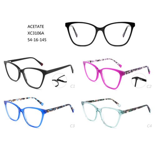 Fashion Colorful Eye Glasses Asetat W3483106