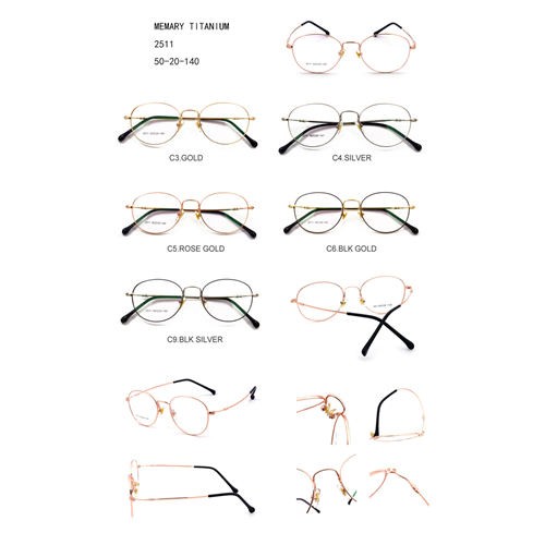 Fashion Eyeglasses Memory Titanium Frames Optical J10032511