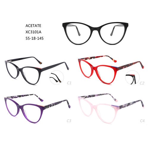 Armações ópticas da moda óculos coloridos acetato W3483101