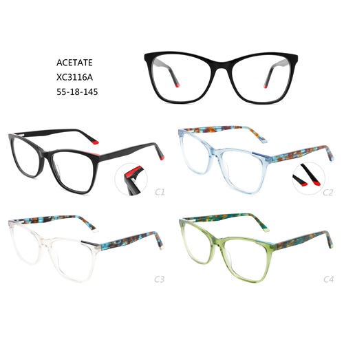 אופנה מסגרות אופטיות משקפיים צבעוניים אצטט W3483116