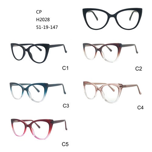 Muoti optiset kehykset värikkäät silmälasit CP W3452028