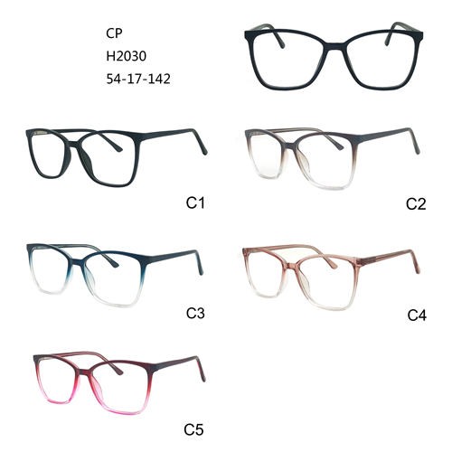 მოდური ოპტიკური ჩარჩოები ფერადი თვალის სათვალეები CP W3452030
