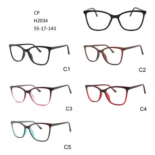 फॅशन ऑप्टिकल फ्रेम्स रंगीत डोळा चष्मा CP W3452034