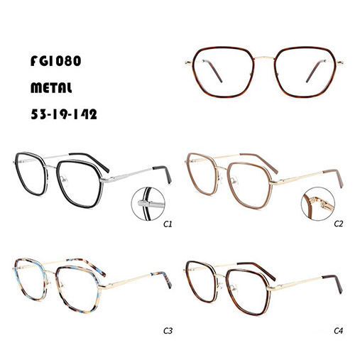 Kacamata Bingkai Logam Emas W3551080