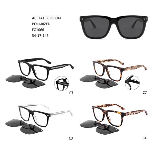 Clipes de luxo de acetato de bom preço no atacado para óculos de sol W3551066