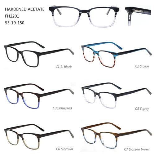 Montura óptica de moda para gafas de acetato endurecido W3102201