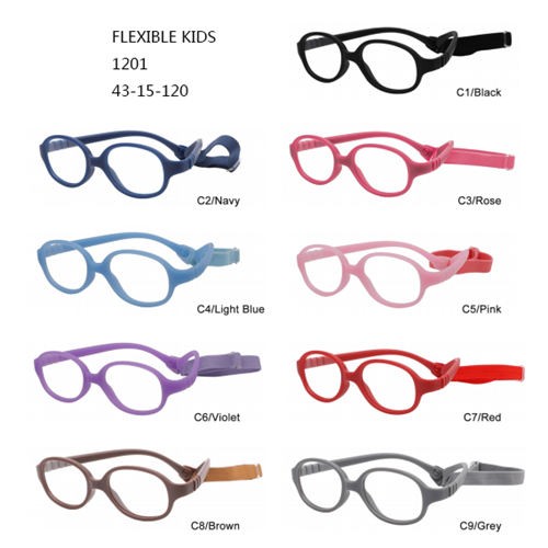 Hot Sale Kleurige Baby Optical Frames TPE Fleksibele Kids Brillen W3531201