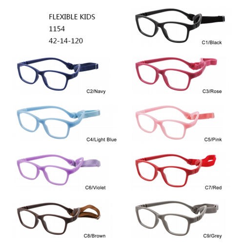 Жешка продажба Шарени оптички рамки за бебиња TPE Детски очила 2020 W3531154