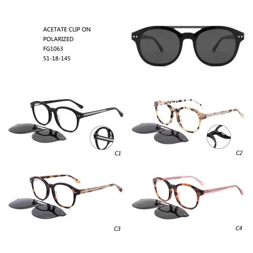 Reducere superioară Acetat cu ridicata Clips de lux pe ochelari de soare W3551063