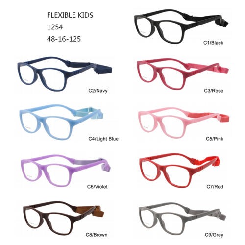 Venda imperdível armação de material macio óculos ópticos infantis para leitura W3531254