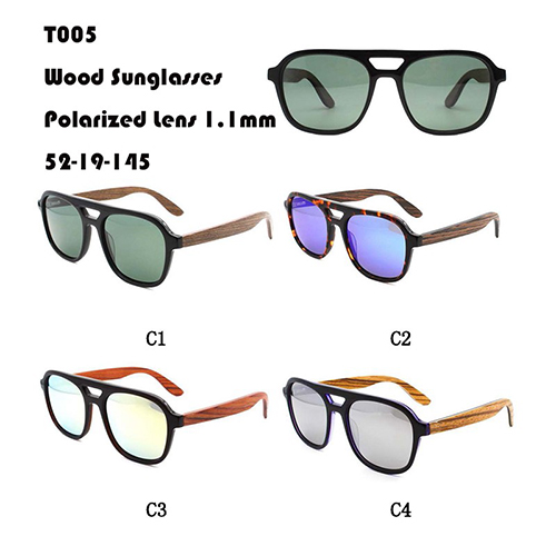 Hot Selling Wood Sunglasses W365005