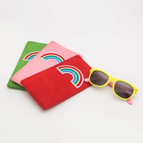 Bolsa para óculos de sol infantil sem tecido PU W3034177