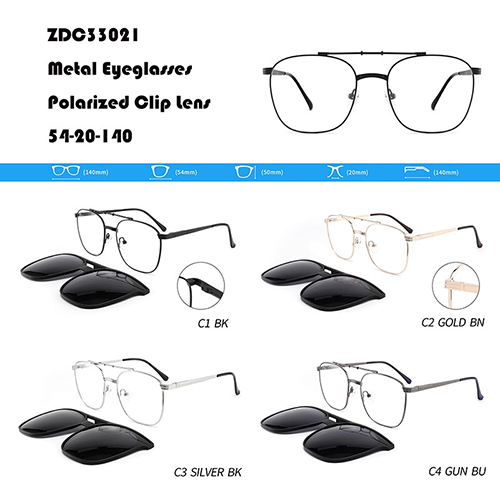 Μεγάλα μεταλλικά κλιπ σε γυαλιά ηλίου W35533021