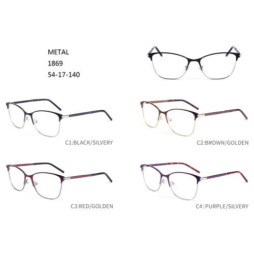 إطارات النظارات المعدنية الملونة أمازون نظارات W3541869