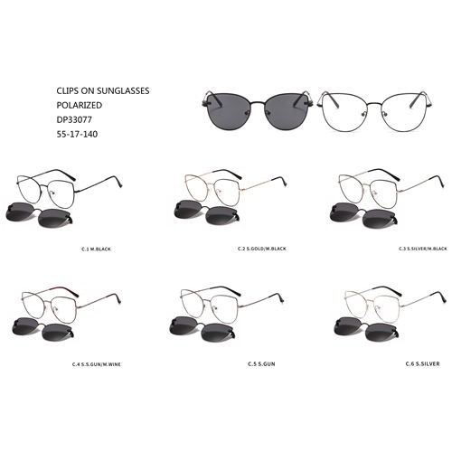 Модные солнцезащитные очки с металлической клипсой Special Eye Wear 2020 W31633077