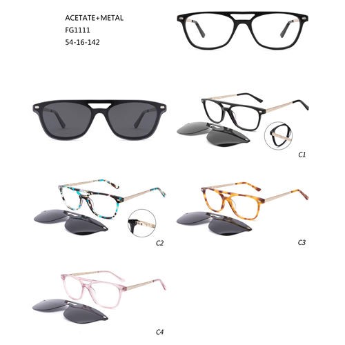 Метални модни клип за сунчане наочаре В3551111
