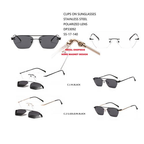 Ifashoni yeMetal Polarized Sunglasses Clip Kwi-W31633092