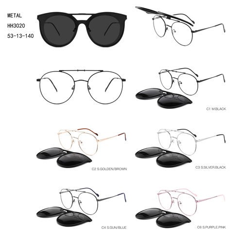 Metalne modne polarizirane sunčane naočale Clip On W3483020