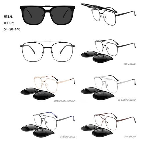 Metalne modne polarizirane sunčane naočale Clip On W3483021